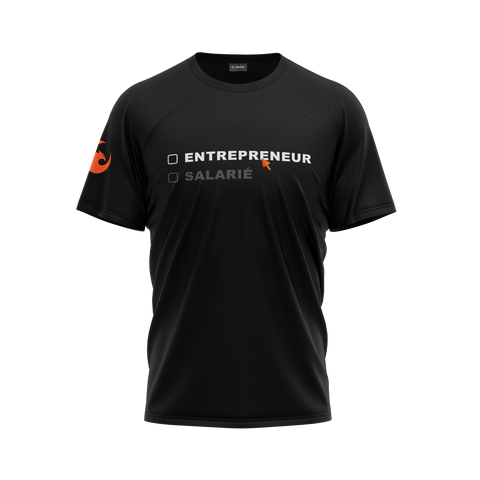 T-Shirt Entrepreneur <br> Entrepreneur vs Salarié